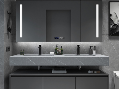 巖板膠應用于浴室柜工廠